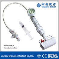 Jeringa de inflación de globo .